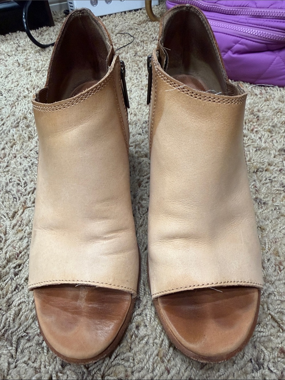 Sorel Nadia Peep Toe Bootie 8.5